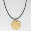 Happy Sunflower Pottery Pendant