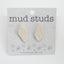 Wispy White Mud Studs