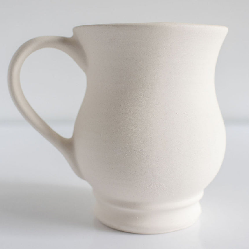 Curvy Stoneware Mug