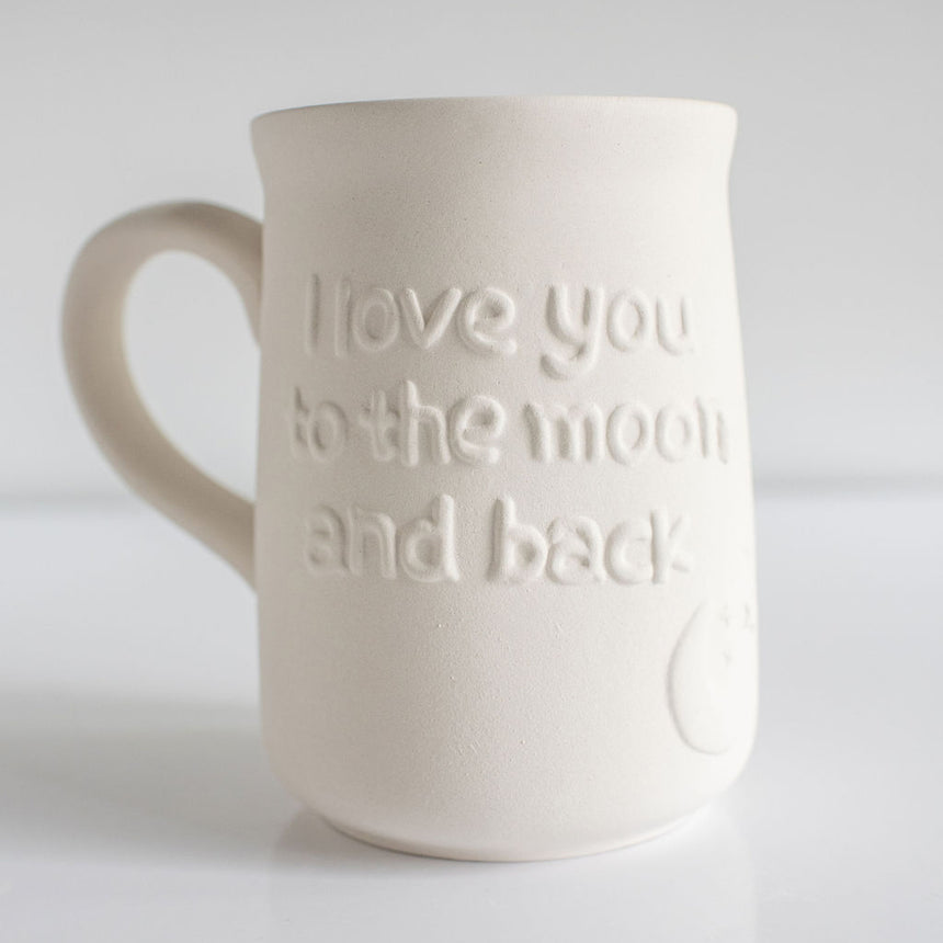 I Love You to the Moon and Back Mug