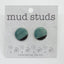 Cloudy Blue Mud Studs
